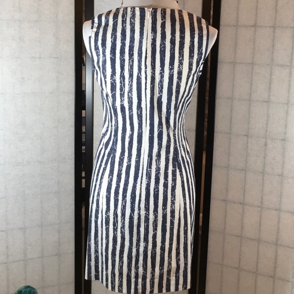 Donna Degnan blue/white zipper dress - Picture 6 of 8